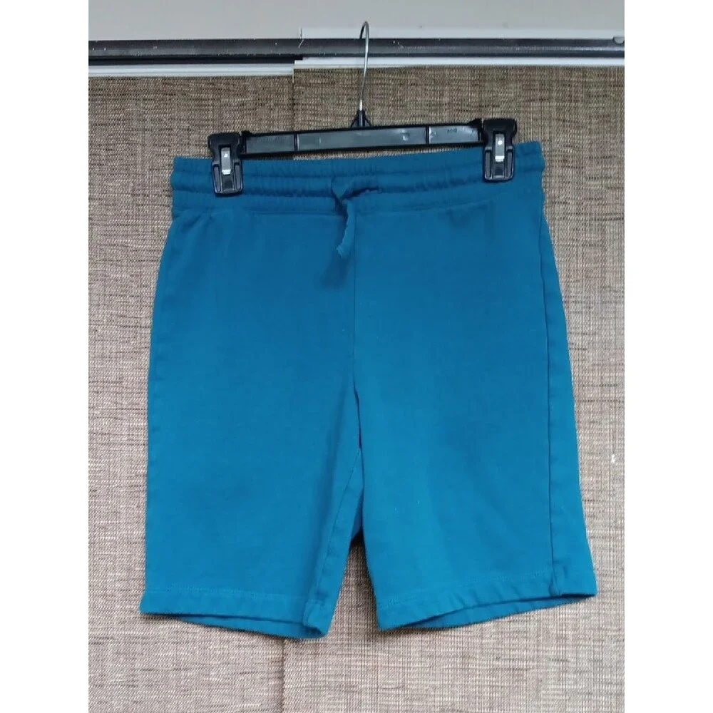 Kids Teal Pull-On Athletic Shorts